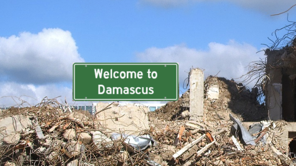 Damascus verwoest